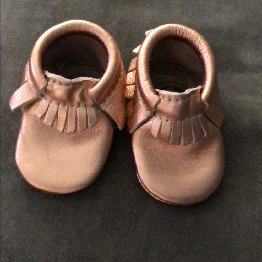 Freshly Picked Rose Gold Moccasins